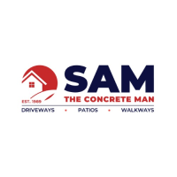 Sam The Concrete Man Virginia Beach Logo