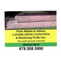 Landscaping Concepts and Retaining Wall Inc Logo