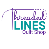 Threaded Lines Quilt Shop Logo