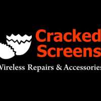 CRACKED SCREENS iPHONE & SAMSUNG Repair CENTER Logo
