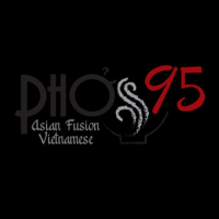 PhoÌ›Ì‰95 Asian Fusion and Vietnamese Logo