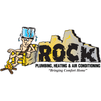 Rock Plumbing, Heating & Air Conditioning Logo