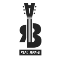 Real Brave Guitar, Piano, Drum & Vocal Lessons Logo