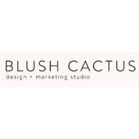 Blush Cactus Design + Marketing Studio Logo