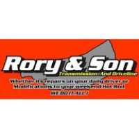 Rory & Son Transmission And Driveline Logo