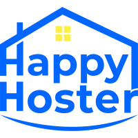 Happy Hoster: Corporate & Vacation Rental Marketing, Make-up, Maintenance and Management Logo