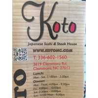 Koto Japanese Sushi & Steak House Logo