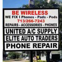 BE Wireless iphone ipad & ipod Repair Center Logo