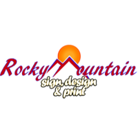 Rocky Mountain Sign Design & Print Logo