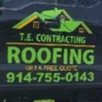 TE Roofing Contracting Logo