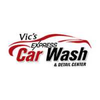 Vic's Express Car Wash & Detail Center Logo