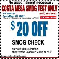 Costa Mesa Smog Test Only Logo