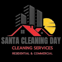 Santa cleaning day Logo