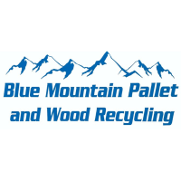 Blue Mountain Pallet and Wood Recycling Logo
