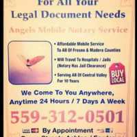 Angels Mobile Notary Services Logo