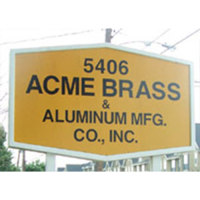 Acme Brass & Aluminum Manufacturing Logo