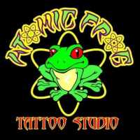 Atomic Frog Tattoo Logo