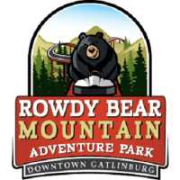 Rowdy Bear Mountain Coaster Logo