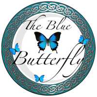 Blue Butterfly New Age Logo