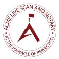 Acme Live Scan and Notary Logo