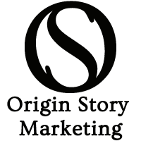 Origin Story Marketing Logo