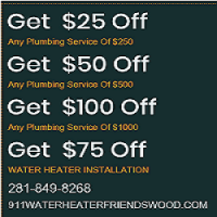 24/7 Water Heaters Service Friendswood Logo