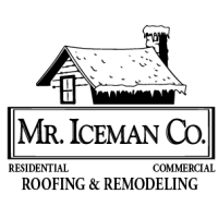 Mr. Iceman Co. Roofing Logo