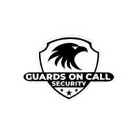 Guards On Call. Armed and Unarmed Security Guard Fire Watch Construction Site Logo
