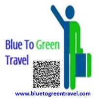 Blue to Green Travel Logo