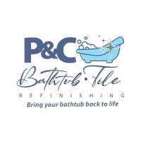 P and c bathtub & tile refinishing Logo