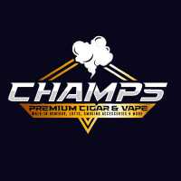 CHAMPS PREMIUM CIGAR AND VAPE Logo