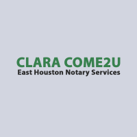 Clara Come2U East Houston Notary Services Logo