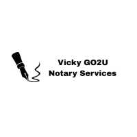 Vicky Go2U Notary Services Logo