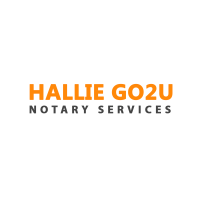 Hallie Go2U Notary Service Logo