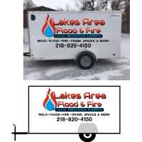 Lakes Area Flood & Fire Logo