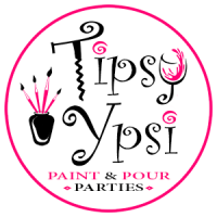 Tipsy Ypsi - Paint and Pour Logo