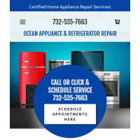 Ocean Appliances & Refrigeration Services, Call Anytime! Logo