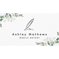 Ashley Mathews Mobile Notary Logo