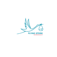 Flying Stork Surrogacy Logo