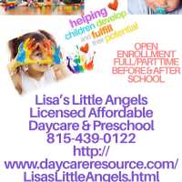Lisa's Little Angels Certified Daycare & Preschool Home Logo