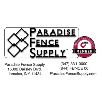 Paradise Fence Supply Logo