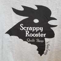 Scrappy Rooster Quilt Shop Logo