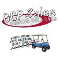 GCP Sales Custom Golf Cars Logo