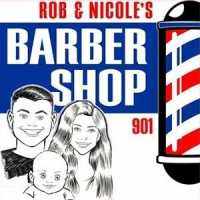 Rob & Nicole's Barber Shop 901 Logo