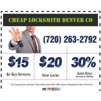 Cheap Locksmith Denver Co Logo