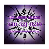 JUST AMAZING MASSAGE (by:Justina) Logo