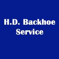 H.D. Backhoe Service Logo