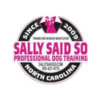 Sally Said So Dog Training Greensboro Logo