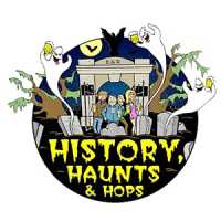 History, Haunts and Hops Logo