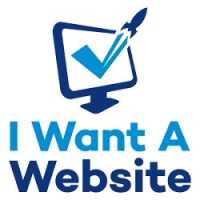 I WANT A WEBSITE Logo